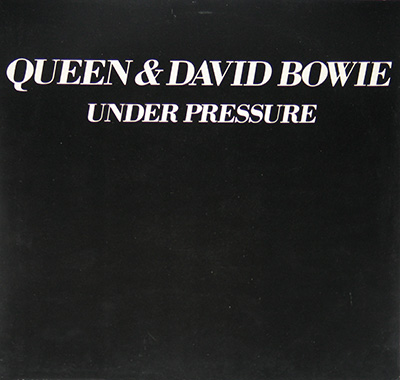 DAVID BOWIE & QUEEN - Under Pressure  album front cover vinyl record